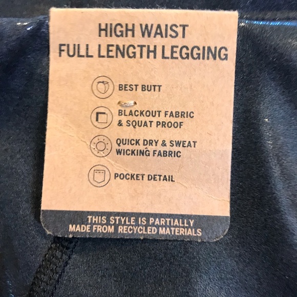 NEW Victoria’s Secret PINK * Shiny Grey Ultimate High Waist Legging Pants NWT M - Picture 10 of 13